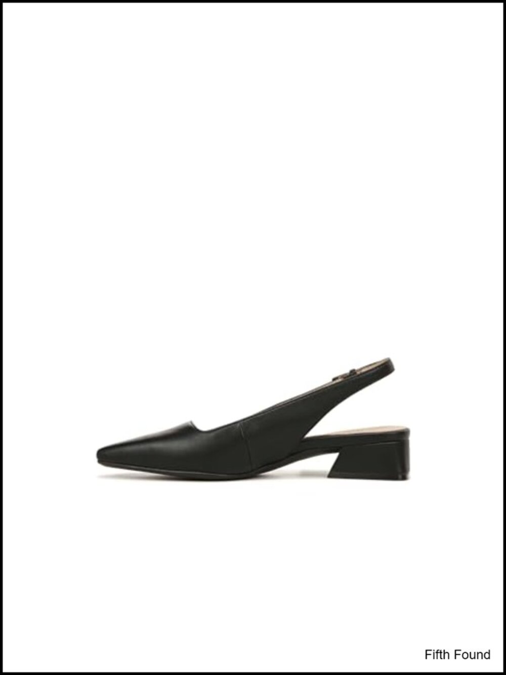 Women's Slingback Pumps Snip Toe Low Block Heel Dress Shoes